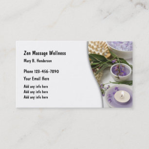 Massagewellness Thema Visitekaartje