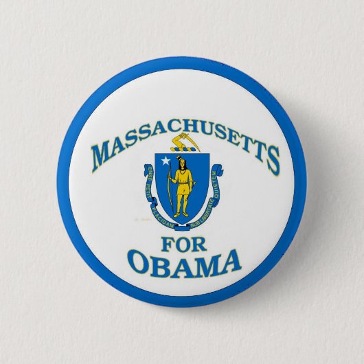 MASSAGIETTEN VOOR OBAMA-Button Ronde Button 5,7 Cm (Voorkant)