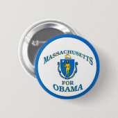 MASSAGIETTEN VOOR OBAMA-Button Ronde Button 5,7 Cm (Voorkant /achterkant)