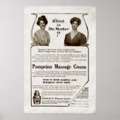  massagroomadvertentie uit 1907 poster (Voorkant)