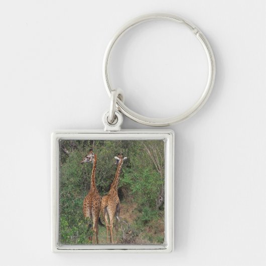 Massai Giraffe 3 Sleutelhanger (Voorkant)