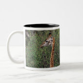 Massai Giraffe 3 Tweekleurige Koffiemok (Links)