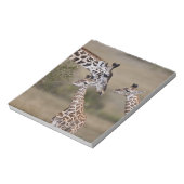 Massai-giraffe (Giraffe Tippelskirchi) Notitieblok (Linkerzijde)