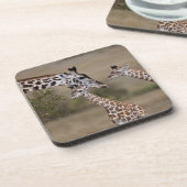 Massai-giraffe (Giraffe Tippelskirchi) Onderzetter (Linkerzijde)