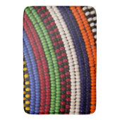 Massai Kralenpatroon Badmat (Voorkant Verticaal)