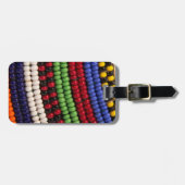 Massai Kralenpatroon Bagagelabel (Voorkant horizontaal)