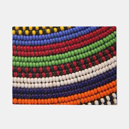 Massai Kralenpatroon Deurmat (Voorkant)