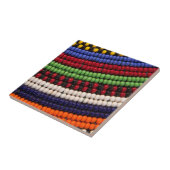Massai Kralenpatroon Tegeltje (Zijkant)