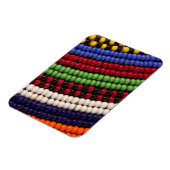 Massai Tribal Bead Pattern Magneet (Linkerzijde)
