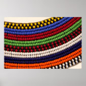 Massai Tribal Bead Pattern Poster (Voorkant)