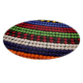 Massai Tribal Bead Pattern Snijplank (Hoek)