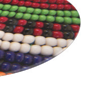 Massai Tribal Bead Pattern Snijplank (Hoek)