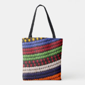 Massai Tribal Bead Pattern Tote Bag (Achterkant)