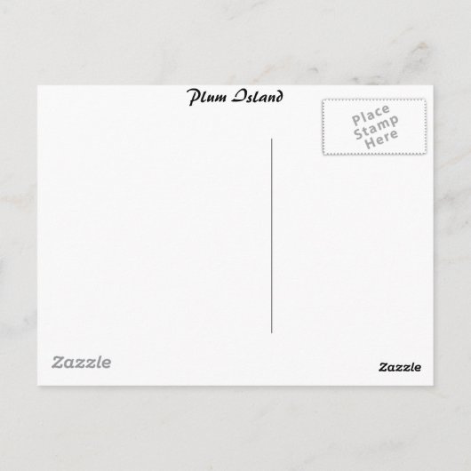 Massale kustlijn briefkaart (Achterkant)