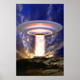Massale ontvoering van de UFO Poster