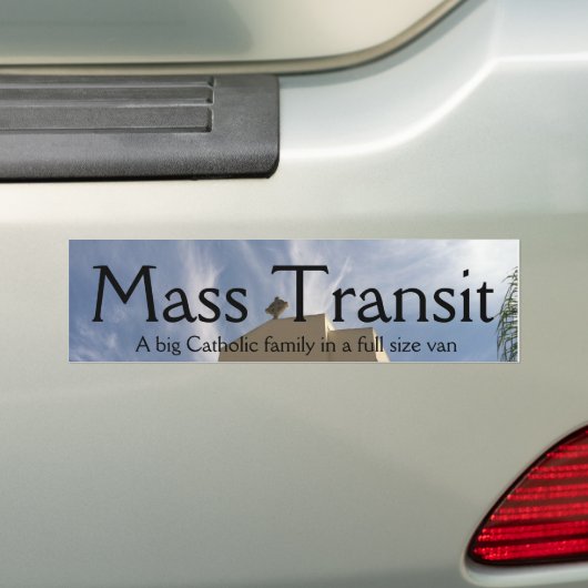 Massale transitoBumpersticker Bumpersticker (Op auto)