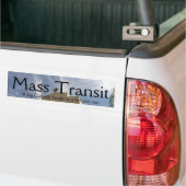 Massale transitoBumpersticker Bumpersticker (Op Truck)