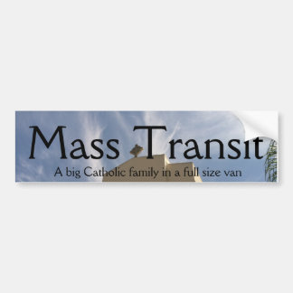 Massale transitoBumpersticker Bumpersticker