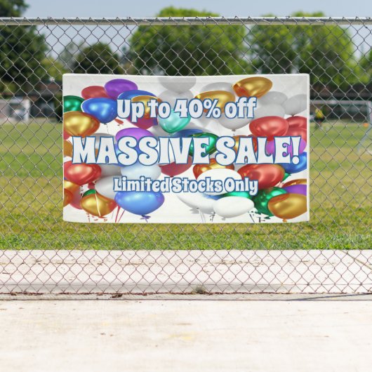 Massale verkoop Vinyl Banner 3' x 5' Banner (Insitu)
