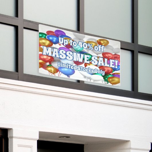 Massale verkoop Vinyl Banner 3' x 5' Banner (Buitenkant Gebouw)