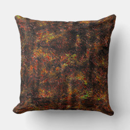 Massale vlekken en bruin gevild op een munt kussen