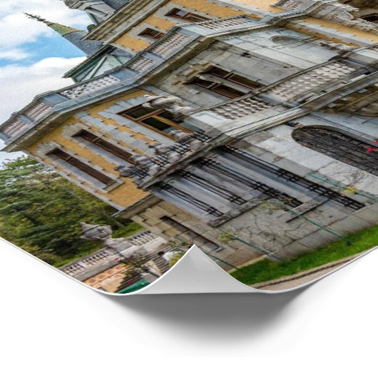 Massandra Palace Villa, Oekraïne Poster (Hoek)