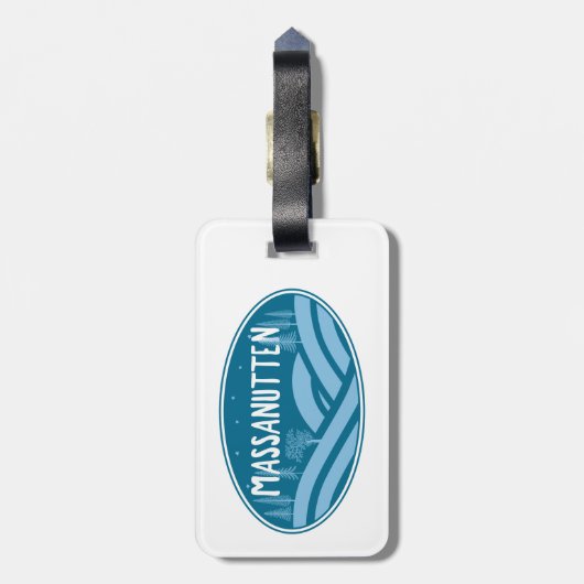 Massanutten Resort Virginia Outdoor Bagagelabel (Achterkant verticaal)