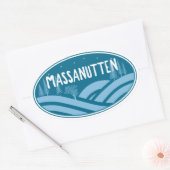 Massanutten Resort Virginia Outdoor Ovale Sticker (Envelop)