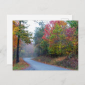 Massanutten Schilderachtig Drive in het najaar Briefkaart (Voorkant / Achterkant)
