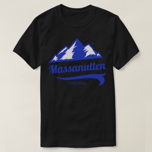 Massanutten ski Virginia 1 T-shirt (Design voorkant)