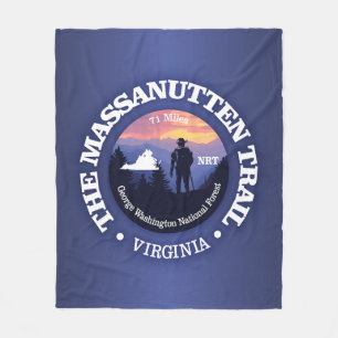 Massanutten Trail (rd2) Fleece Deken