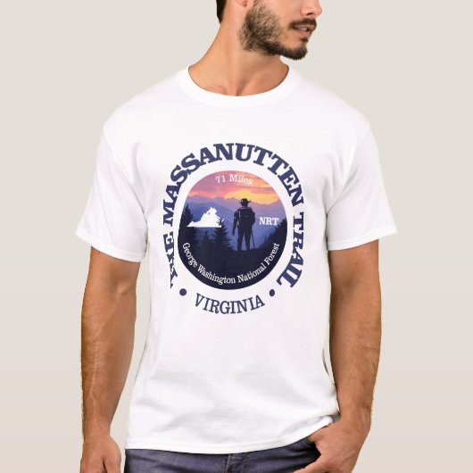 Massanutten Trail (rd2) T-shirt (Voorkant)