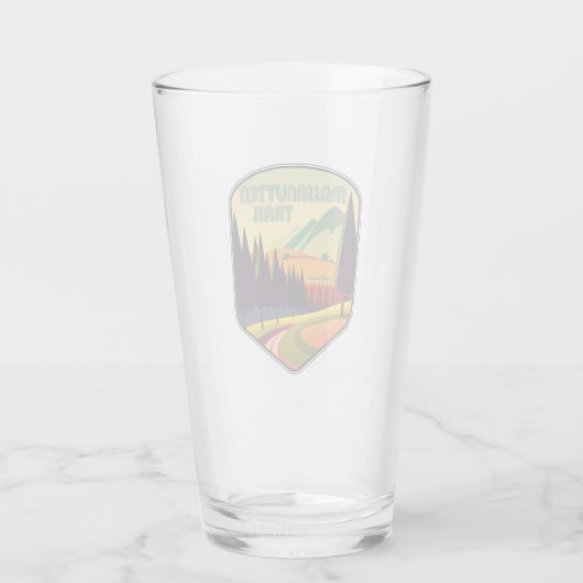 Massanutten Trail Virginia Kleuren Glas (Achterkant)