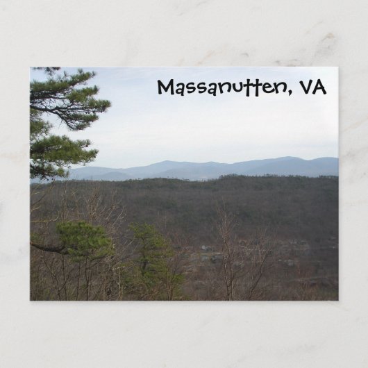 Massanutten VA, Briefkaart (Voorkant)