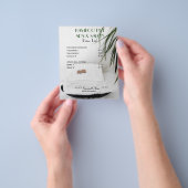 Massaprijslijst van Spa Salon A5-vlieger Flyer (Hand)