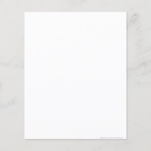 Massaprijslijst van Spa Salon A5-vlieger Flyer (Achterkant)