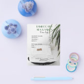 Massaprijslijst van Spa Salon A5-vlieger Flyer (Enkel)