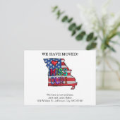 Massa's van de staat Missouri Briefkaart (Staand voorkant)