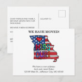 Massa's van de staat Missouri Briefkaart (Voorkant / Achterkant)