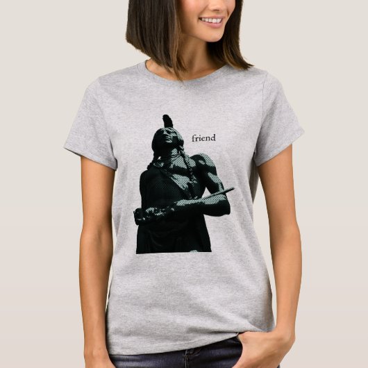 Massasoit Vriend Dames T-shirt (Voorkant)