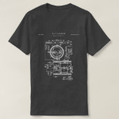 Massaspectrometrie Patentwetenschap T-shirt (Design voorkant)