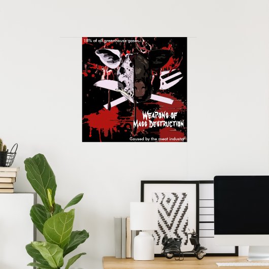 Massavernietiging groot Poster (Thuiskantoor)