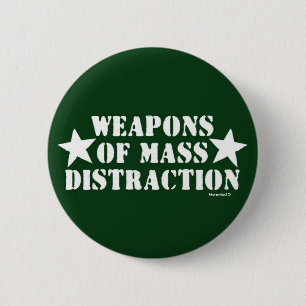 Massavernietigingswapens Ronde Button 5,7 Cm
