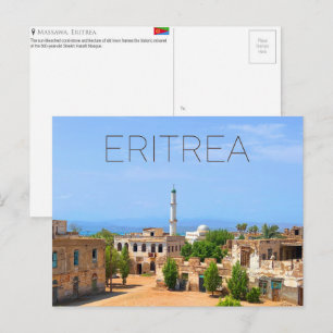 Massawa, Eritrea Reisansichtkaart Briefkaart