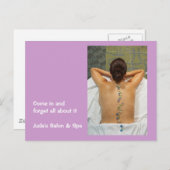 Massawedstrijd voor vrouwen die stenen krijgen briefkaart (Voorkant / Achterkant)