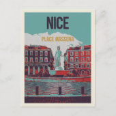 Massena square Nice France Briefkaart (Voorkant)