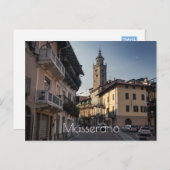 Masserano Evening Skyline, Biella, Italië Briefkaart (Voorkant / Achterkant)