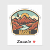 Masset, Brits-Columbia Sticker (Vel)