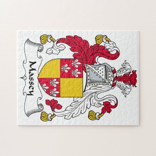 Massey Family Crest Legpuzzel (Horizontaal)