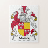 Massey Family Crest Legpuzzel (Verticaal)